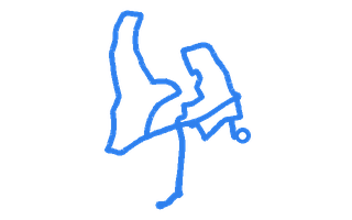 Route shape for Route 11 at Taunton DTC