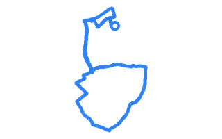 Route shape for Route 12 at Taunton DTC