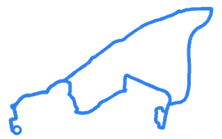 Route shape for Route 14 at Taunton DTC