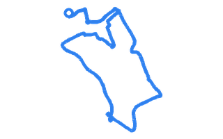 Route shape for Route 9 at Telford DTC