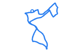 Route shape for Route 14 at Telford DTC