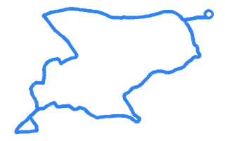 Route shape for Route 16 at Telford DTC