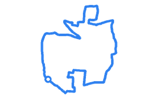 Route shape for Route 4 at Tilbury DTC