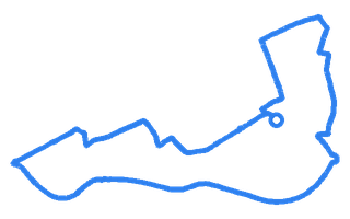 Route shape for Route 10 at Tolworth DTC