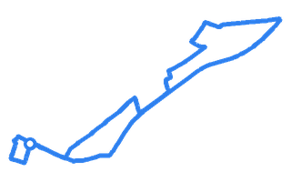 Route shape for Route 14 (NEW) at Tolworth DTC