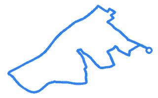 Route shape for Route 19 (NEW) at Tolworth DTC