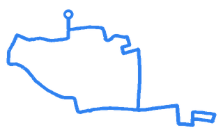 Route shape for Route 3 at Tottenham (The Selby Centre) DTC