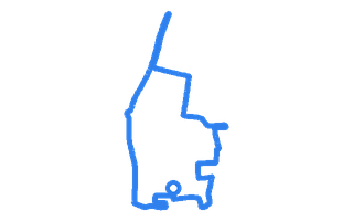 Route shape for Route 4 at Tottenham (The Selby Centre) DTC