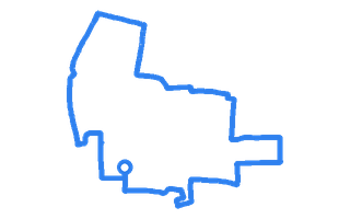 Route shape for Route 6 at Tottenham (The Selby Centre) DTC