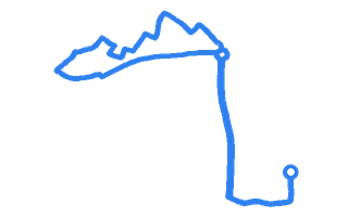 Route shape for Route 11 at Tottenham (The Selby Centre) DTC