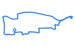 Route shape for Route 17 (NEW) at Tottenham (The Selby Centre) DTC