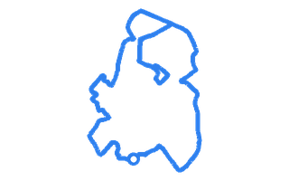 Route shape for Route 8 at Trowbridge DTC