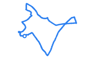 Route shape for Route 11 at Trowbridge DTC