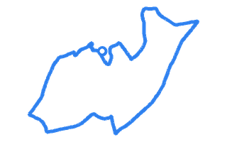 Route shape for Route 13 at Trowbridge DTC