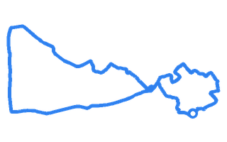 Route shape for Route 16 (NEW) at Trowbridge DTC