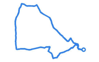 Route shape for Route 19 (NEW) at Trowbridge DTC