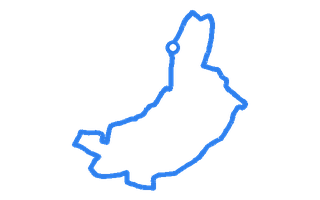 Route shape for Route 5 at Tunbridge Wells DTC