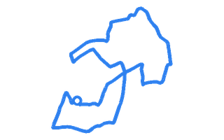 Route shape for Route 6 at Tunbridge Wells DTC