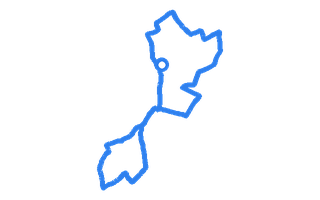 Route shape for Route 7 at Tunbridge Wells DTC