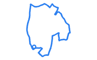 Route shape for Route 8 at Tunbridge Wells DTC
