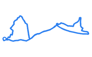 Route shape for Route 11 at Tunbridge Wells DTC