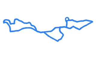 Route shape for Route 14 (NEW) at Tunbridge Wells DTC