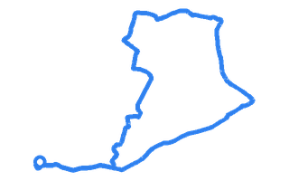 Route shape for Route 16 (NEW) at Tunbridge Wells DTC