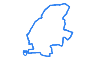Route shape for Route 7 at Uxbridge (London) DTC