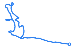 Route shape for Route 11 at Walton DTC