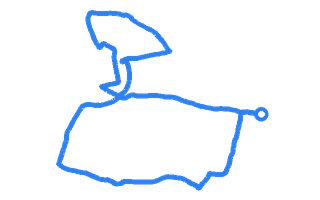 Route shape for Route 14 at Walton DTC