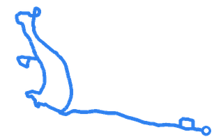 Route shape for Route 20 (NEW) at Walton DTC