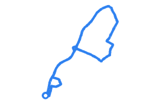 Route shape for Route 5 (NEW) at Wanstead DTC