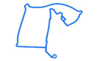 Route shape for Route 12 at Wanstead DTC