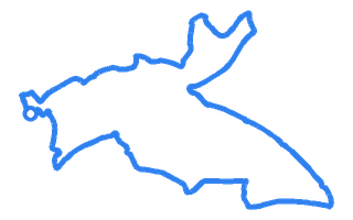 Route shape for Route 4 at Warrington DTC