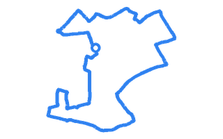 Route shape for Route 5 at Warrington DTC