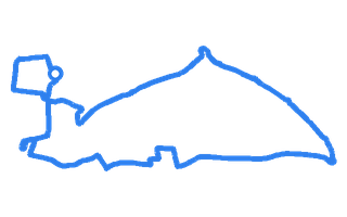 Route shape for Route 7 at Warrington DTC