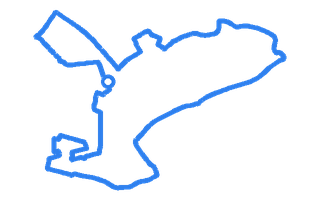 Route shape for Route 8 at Warrington DTC