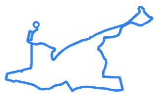 Route shape for Route 11 at Warrington DTC