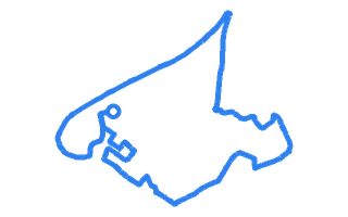Route shape for Route 5 at Warwick (Wedgenock House) DTC