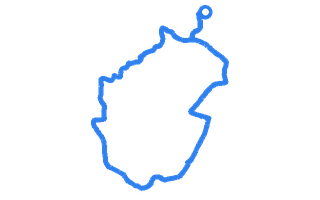 Route shape for Route 9 at Warwick (Wedgenock House) DTC