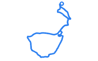 Route shape for Route 10 at Warwick (Wedgenock House) DTC