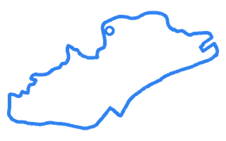 Route shape for Route 13 at Warwick (Wedgenock House) DTC