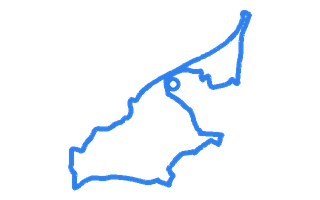 Route shape for Route 17 (NEW) at Warwick (Wedgenock House) DTC