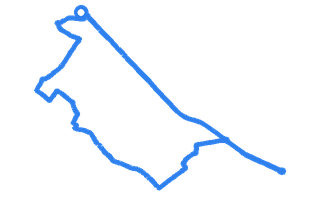 Route shape for Route 1 at Watford DTC
