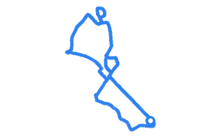 Route shape for Route 3 at Watford DTC