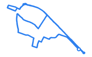 Route shape for Route 4 at Watford DTC