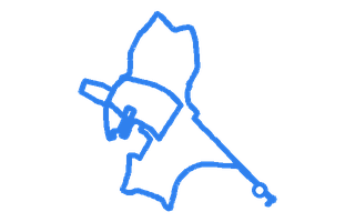 Route shape for Route 8 at Watford DTC