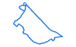 Route shape for Route 14 at Watford DTC