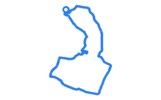 Route shape for Route 1 at Wednesbury DTC