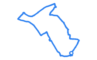 Route shape for Route 3 at Wednesbury DTC